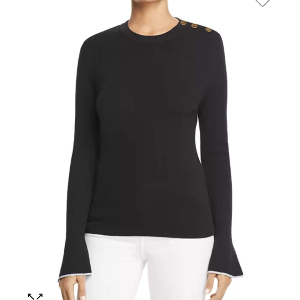 Tory Burch Kimberly Bell Sleeve Sweater